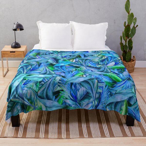 Item preview, Leaves In Turquoise designed and sold by DesignLust.
