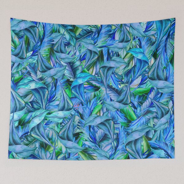 Item preview, Leaves In Turquoise designed and sold by DesignLust.