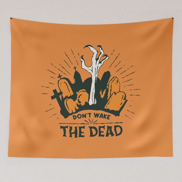 Item preview, Creepy Halloween Zombie Graveyard // Don't Wake the Dead designed and sold by SLAG-Creative.
