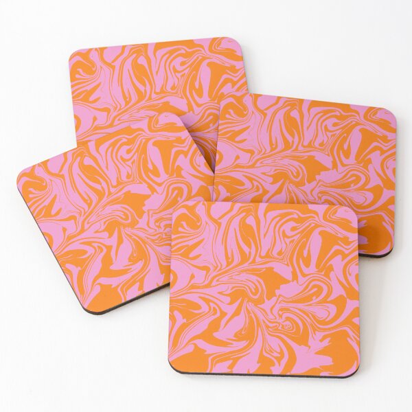Item preview, Orange and Pink random swirls designed and sold by Graphics By Craig.