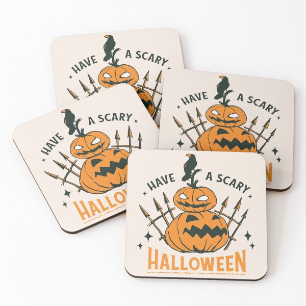 Item preview, Creepy Halloween Pumpkins // Have a Scary Halloween designed and sold by SLAG-Creative.
