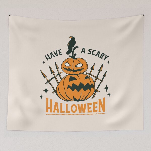 Item preview, Creepy Halloween Pumpkins // Have a Scary Halloween designed and sold by SLAG-Creative.