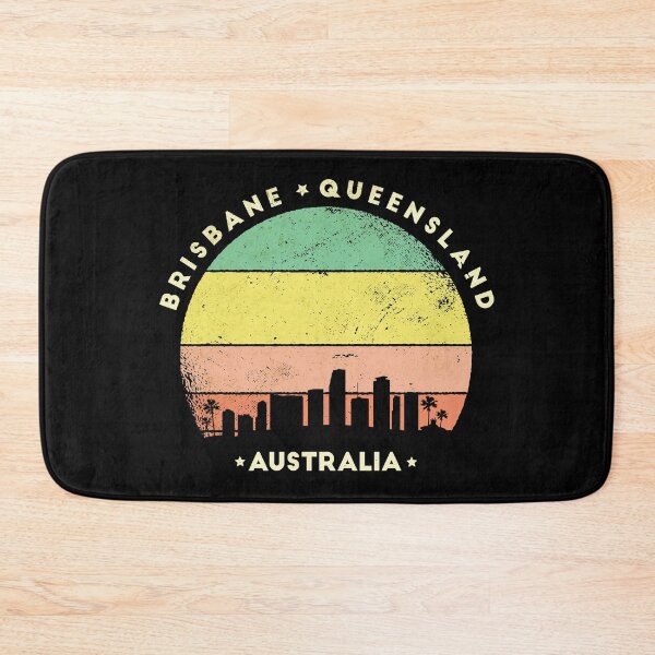 Item preview, Retro sunset Brisbane Queensland Australia designed and sold by TamGustam.