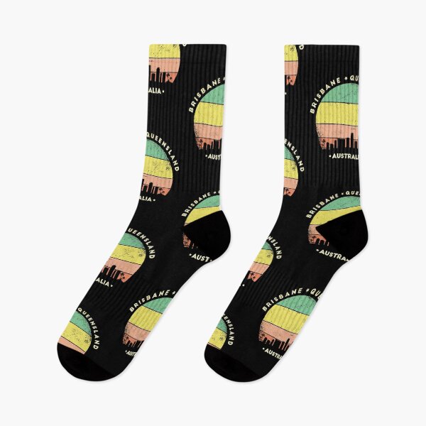 Item preview, Retro sunset Brisbane Queensland Australia designed and sold by TamGustam.
