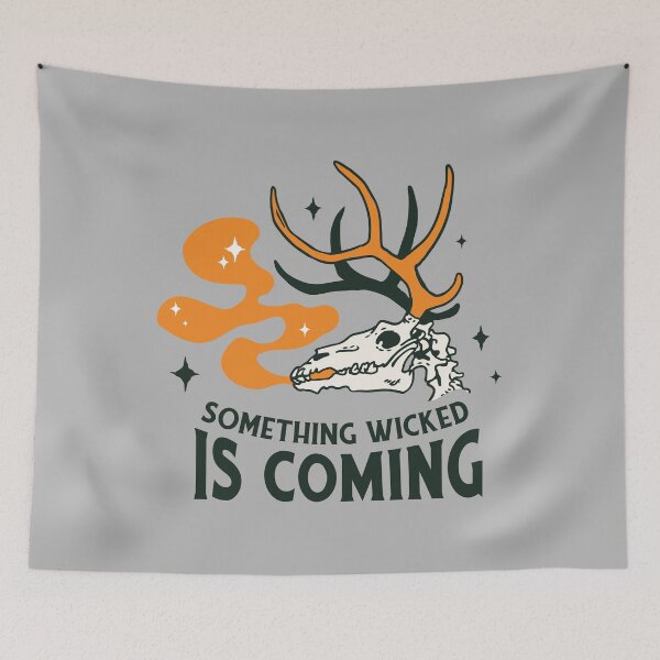 Item preview, Creepy Halloween Deer // Something Wicked Is Coming designed and sold by SLAG-Creative.