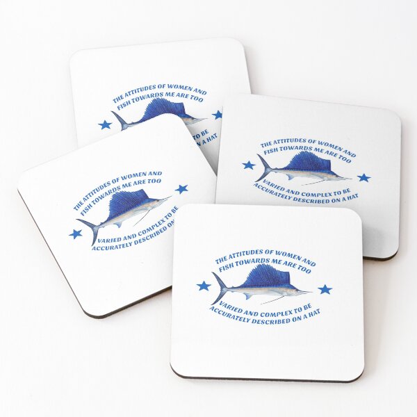 Item preview, The attitudes of women and fish towards me are too varied and complex to be accurately described on a hat designed and sold by Alysha Newton.
