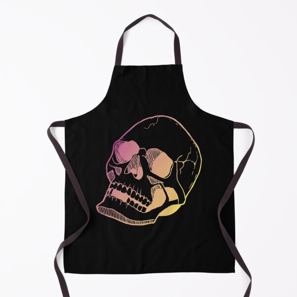 Item preview, Pink and Yellow Gradient Skull designed and sold by Joanne Lesk.