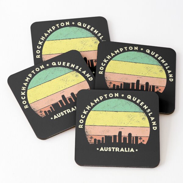 Item preview, Retro sunset Rockhampton Queensland Australia designed and sold by TamGustam.