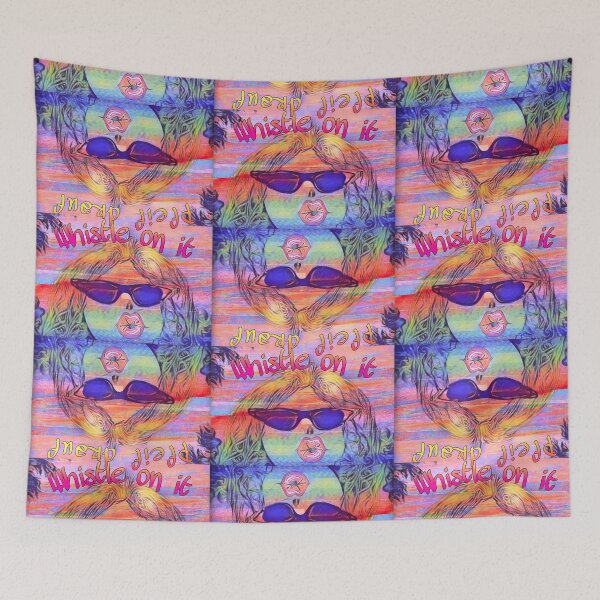 Item preview, Whistle on it - photo design - summery colorful photo collage - designed and sold by kikidu21.