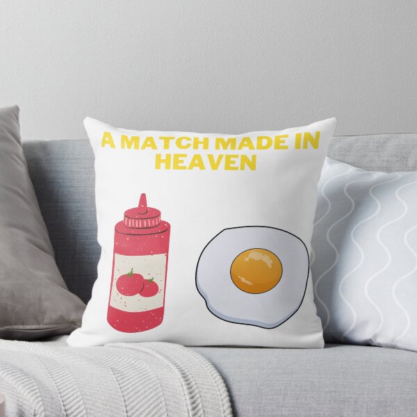 Item preview, A match made in heaven/ Ketchup on Eggs designed and sold by 2Cheesy4U.