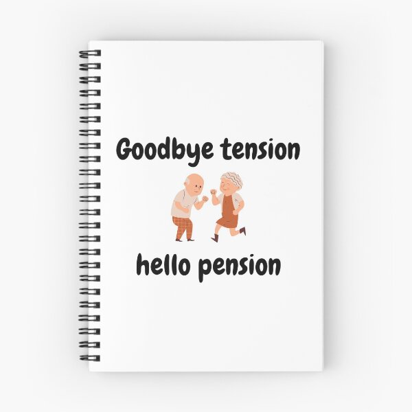 Item preview, Adiós tensión, hola pensión designed and sold by Blue-Button.