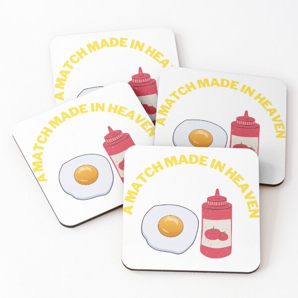 Item preview, A match made in heaven - Ketchup on Eggs designed and sold by 2Cheesy4U.