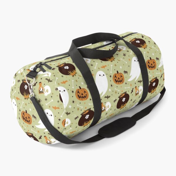 Item preview, Cute Halloween Pattern with Ghosts, Pumpkins and Witch's Pot designed and sold by SLAG-Creative.