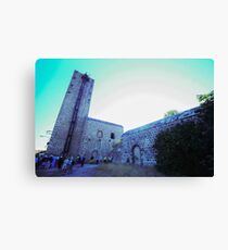 Shot tower, La Tortilla lead smelter, Linares, Spain Canvas Print