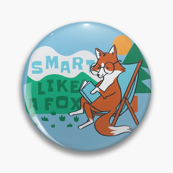 Item preview, Cute Fox Cartoon // Smart Like a Fox designed and sold by SLAG-Creative.
