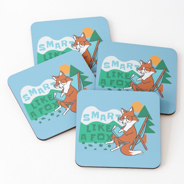 Item preview, Cute Fox Cartoon // Smart Like a Fox designed and sold by SLAG-Creative.