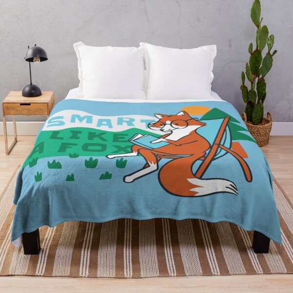 Item preview, Cute Fox Cartoon // Smart Like a Fox designed and sold by SLAG-Creative.
