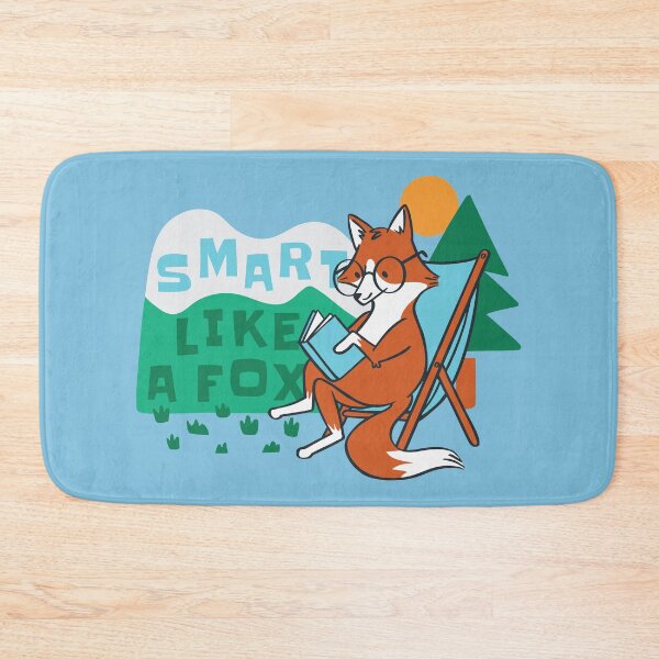 Item preview, Cute Fox Cartoon // Smart Like a Fox designed and sold by SLAG-Creative.
