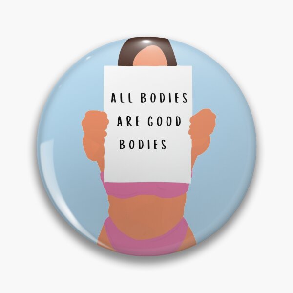 Item preview, All Bodies Are Good Bodies - Body Positive designed and sold by DesignAnita.