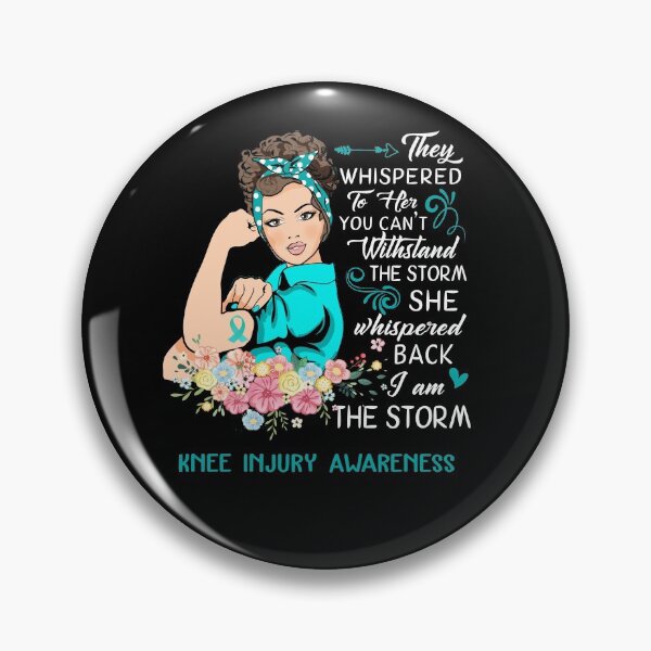 Item preview, I Am The Storm Knee Injury Awareness designed and sold by Brad-FI.