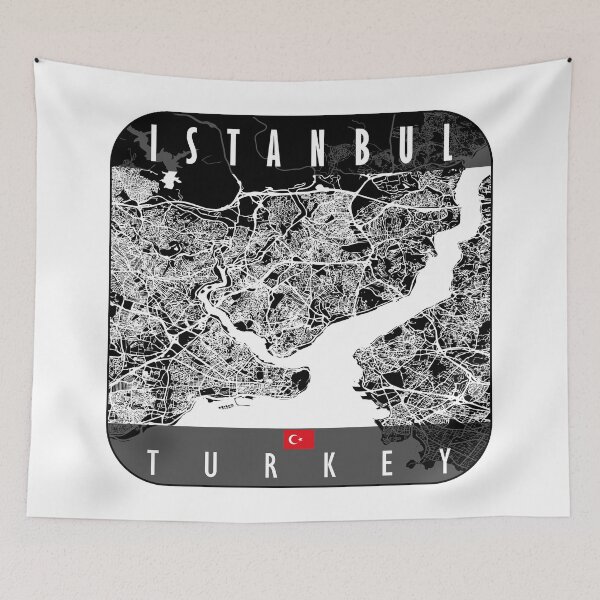 Item preview, ISTANBUL MAP TURKEY designed and sold by hatimelhag.