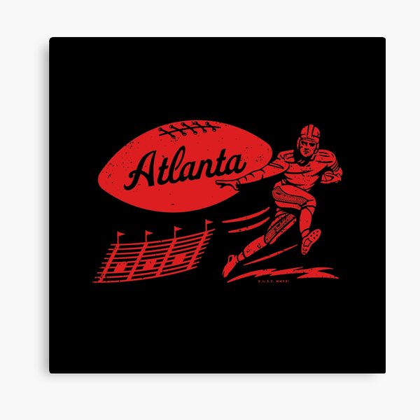 deadmansupplyco Vintage Football - Atlanta Falcons (White Falcons Wordmark) T-Shirt