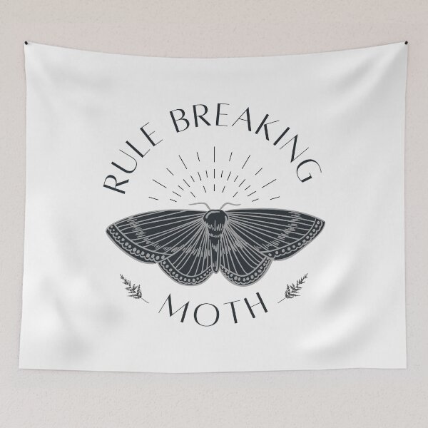 Item preview, Rule breaking moth designed and sold by fhodgson.