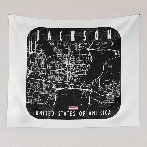 Item preview, MAPA DE JACKSON EE. UU. designed and sold by hatimelhag.