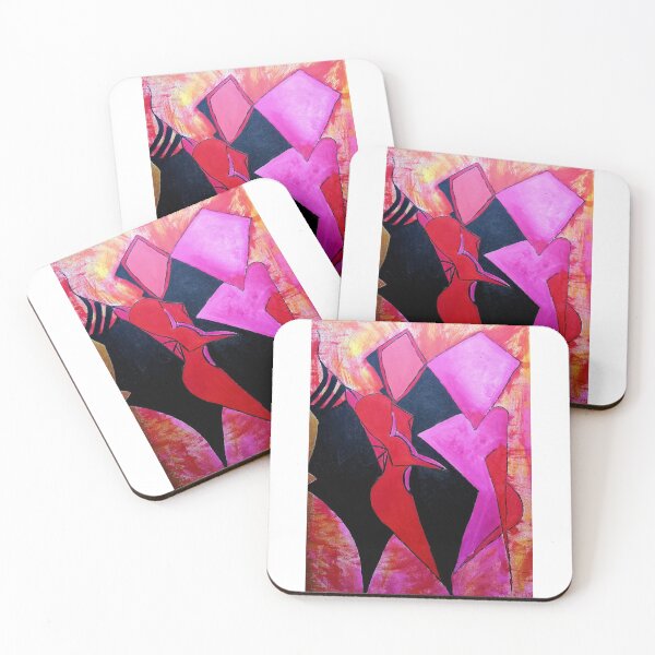 Item preview, Original painting cubism Pink Richard Kazar designed and sold by Richard Kazar.