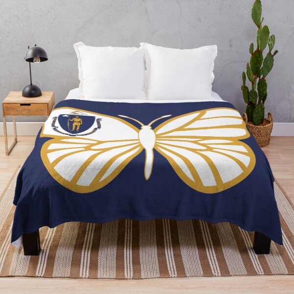 Item preview, State of Massachusetts Flag Butterfly designed and sold by Gsallicat.