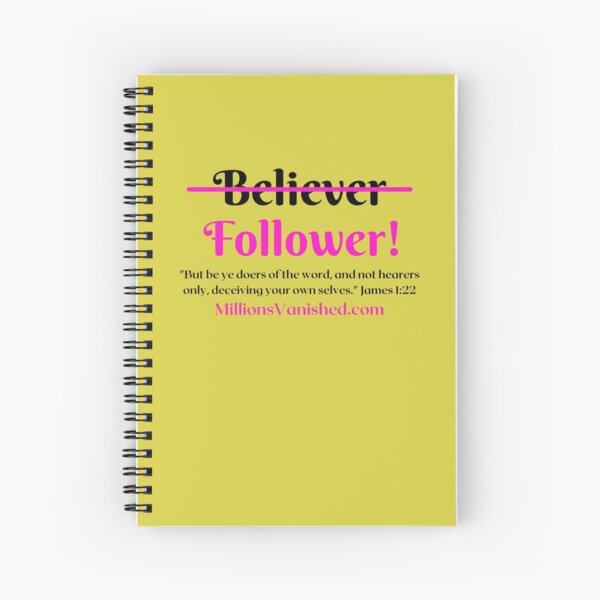 Follower Girl - Christian Spiral Notebook
