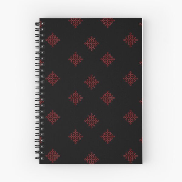 Item preview, Dot Kolam outline in red designed and sold by HariniArts.
