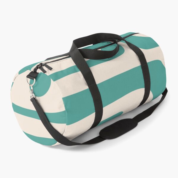 Item preview, Mid-Century Mod Piquet Minimalist Retro Abstract Buff and Vintage Teal designed and sold by kierkegaard.