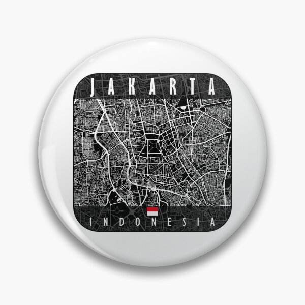 Item preview, JAKARTA MAP INDONESIA designed and sold by hatimelhag.