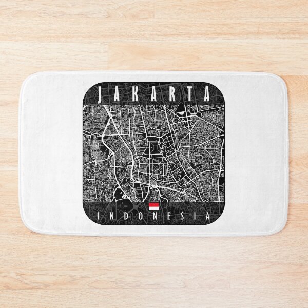 Item preview, JAKARTA MAP INDONESIA designed and sold by hatimelhag.