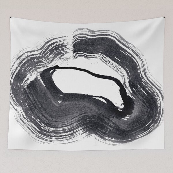 Item preview, ink explorations (137) - abstract black india ink painting designed and sold by expl-rations.
