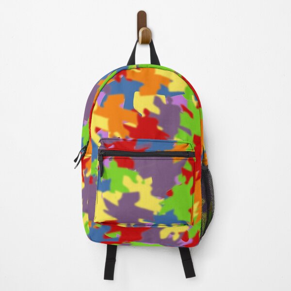 Item preview, All-Over Multi-color Abstract Puzzle Pieces Design designed and sold by ThisNThatImages.