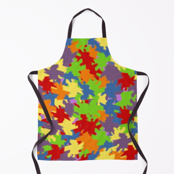 Item preview, All-Over Multi-color Abstract Puzzle Pieces Design designed and sold by ThisNThatImages.