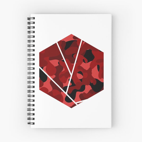 Item preview, Camouflage Hexagon - Red designed and sold by T-RAZR.