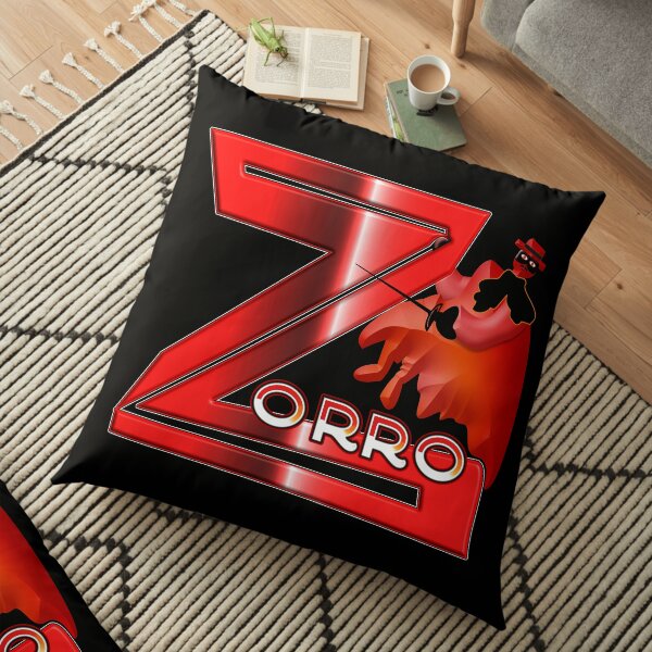 Zorro, audacious acrobat and smart as a fox Floor Pillow