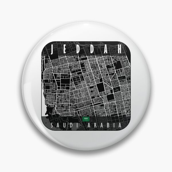 Item preview, JEDDAH MAP SAUDI ARABIA designed and sold by hatimelhag.