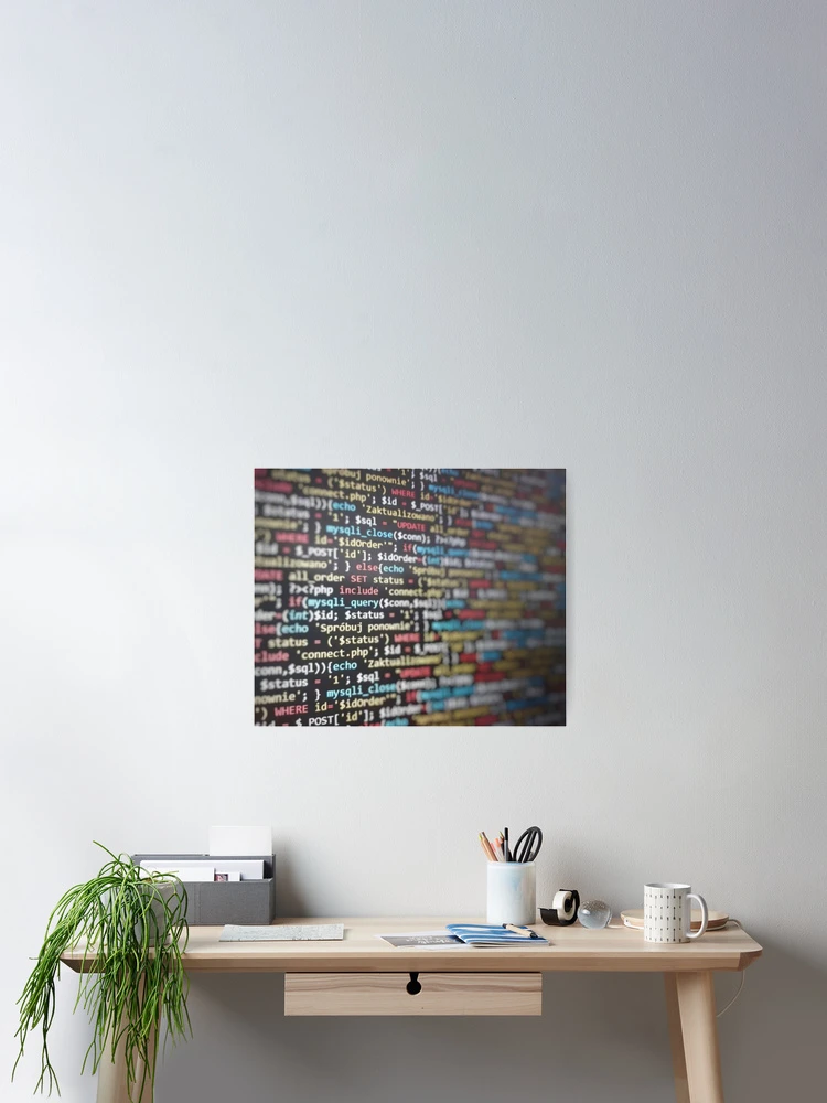 Thumbnail 2 of 3, Poster, Computer Code Design designed and sold by Apparel-City.