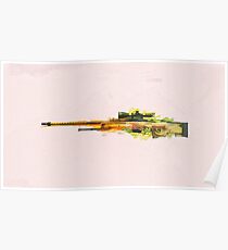 CS:GO AWP Dragon Lore Poster