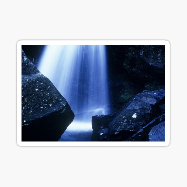 Blue Falls Sticker