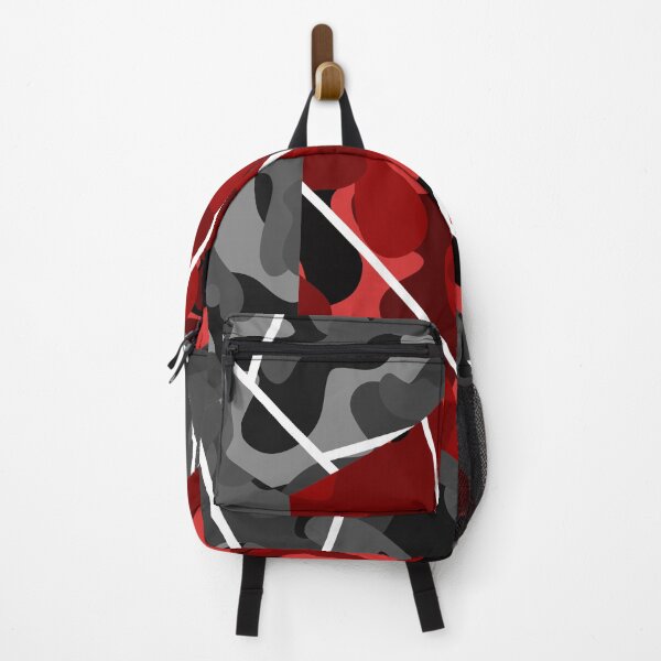 Item preview, Camouflage Hexagon - Red and Grey designed and sold by T-RAZR.