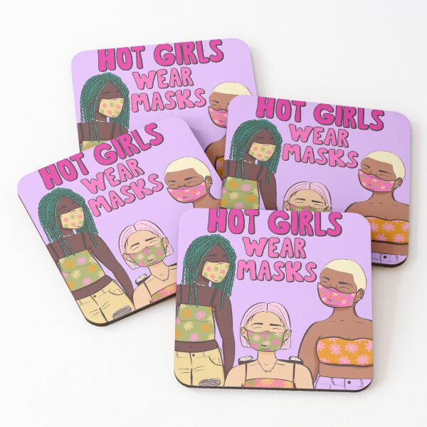 Item preview, Hot Girls Wear Masks designed and sold by embaerrawr.