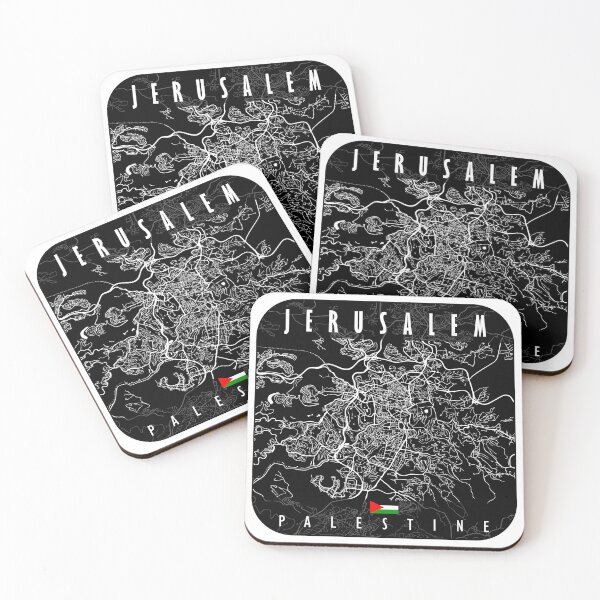 Item preview, JERUSALEM MAP PALESTINE designed and sold by hatimelhag.