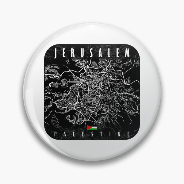 Item preview, JERUSALEM MAP PALESTINE designed and sold by hatimelhag.