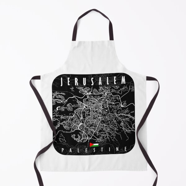 Item preview, JERUSALEM MAP PALESTINE designed and sold by hatimelhag.