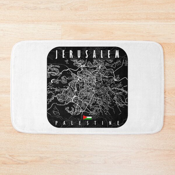 Item preview, JERUSALEM MAP PALESTINE designed and sold by hatimelhag.